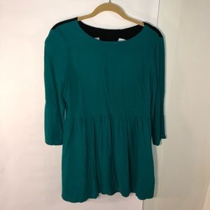 Black and teal t-shirt dress